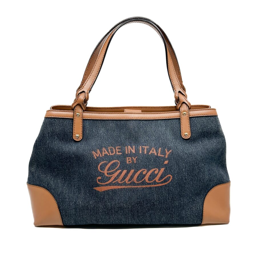 Gucci Denim Hawaii Tote | Studio Nafay