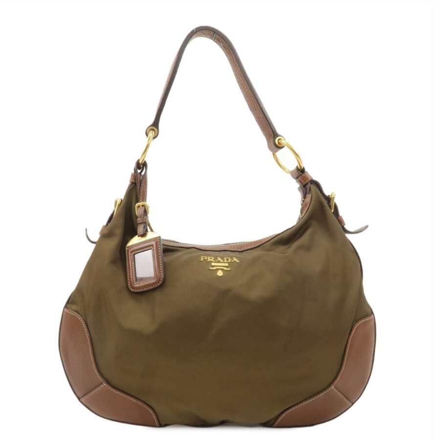 Prada Shoulder Bag brown – front view