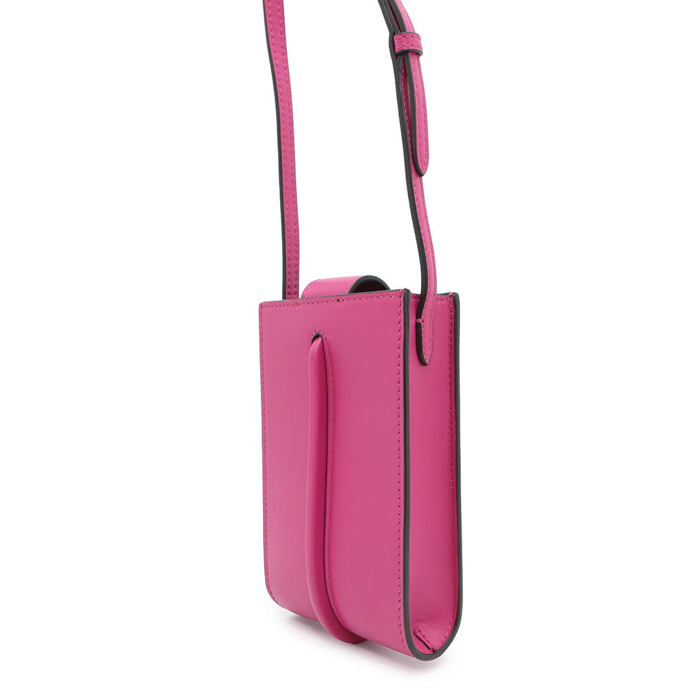 Fendi Phone Pouch Purplepink7as192 Leather