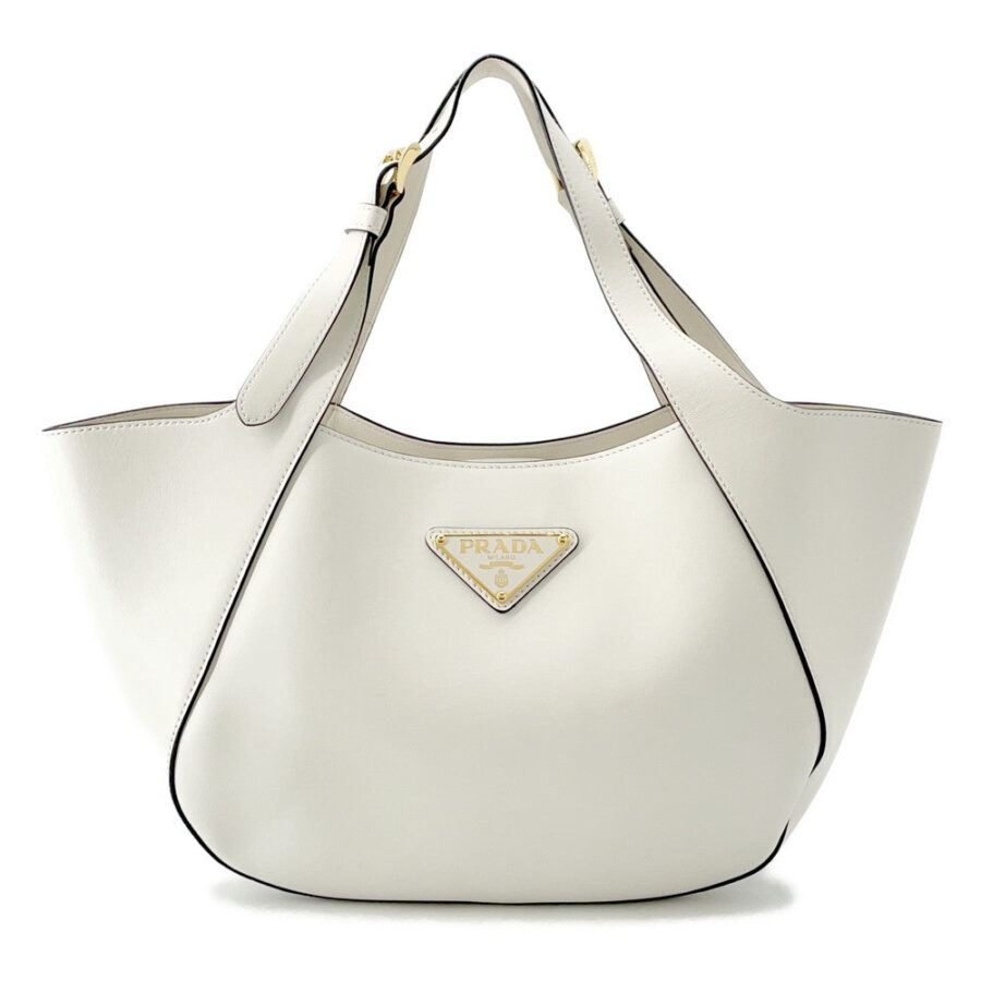 Prada Tote white bag – front view