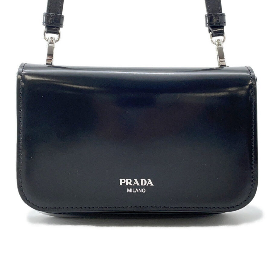 Prada Shoulder Bag black – front view