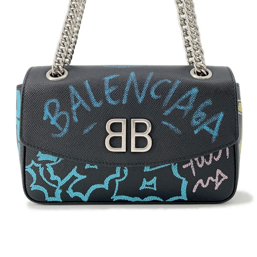 Balenciaga handbag black – front view