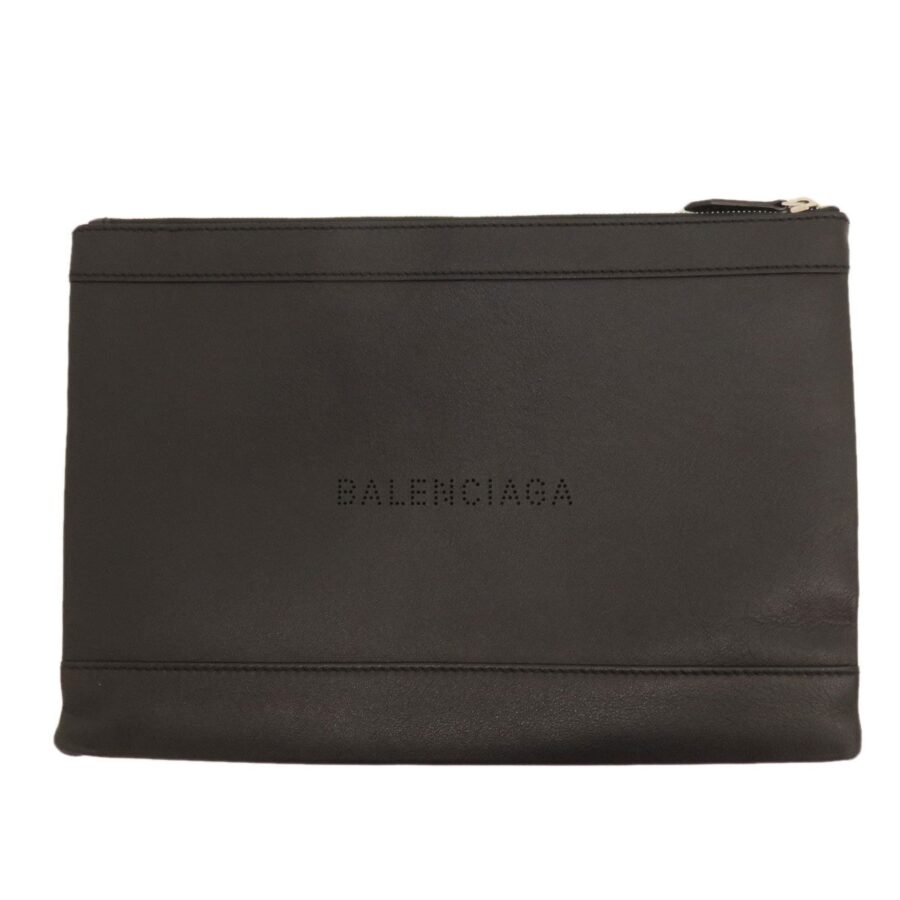 Balenciaga Clutch navy bag – front view