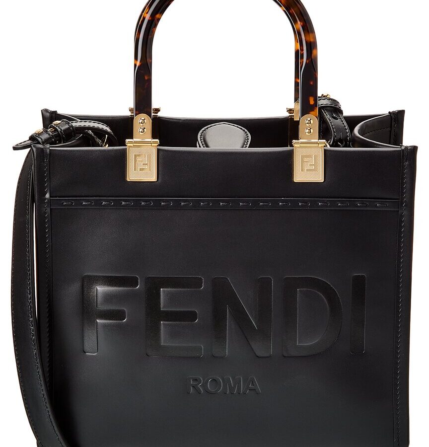 Fendi Sunshine Small Leather Tote | Studio Nafay