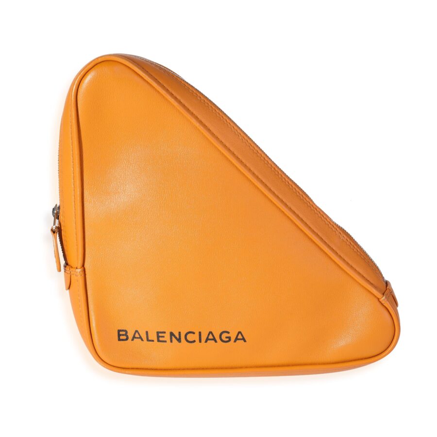 Balenciaga Pouch orange bag – front view