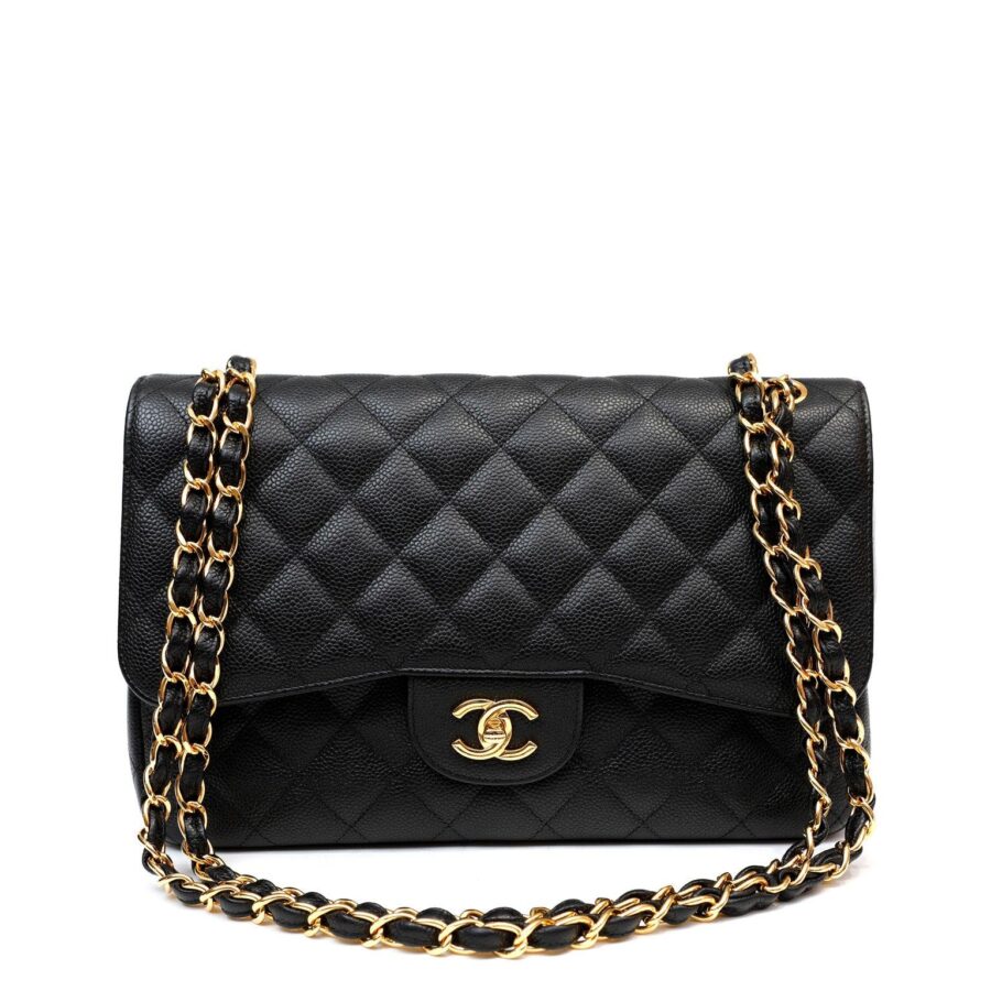 Chanel handbag gold – front view