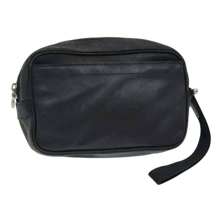 Taiga Leather Clutch Bag with Detailing | Studio Nafay