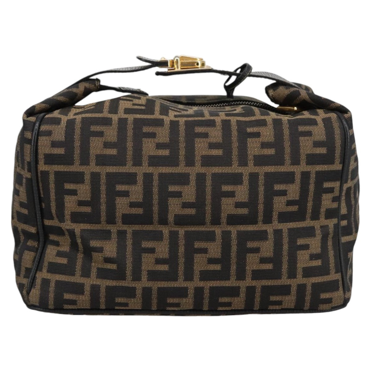 Fendi Brown Canvas Clutch Bag ()