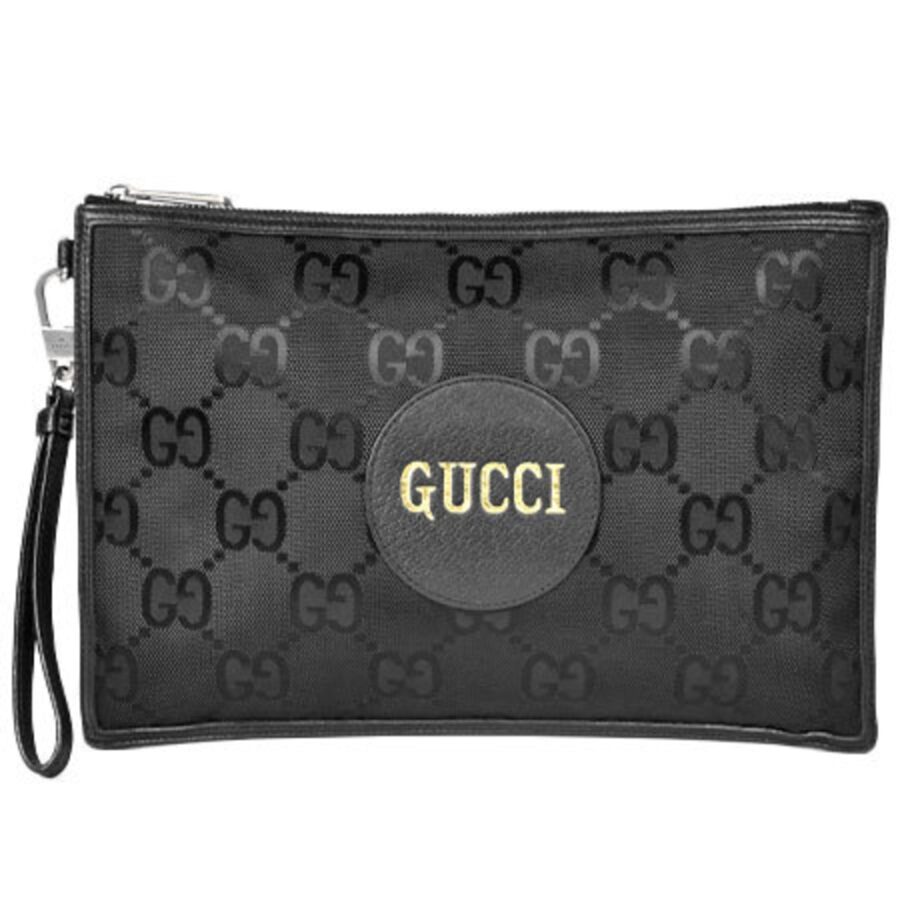 Gucci Off the Grid Clutch Bag Black GG Nylon Second Pouch 625598 | Studio Nafay
