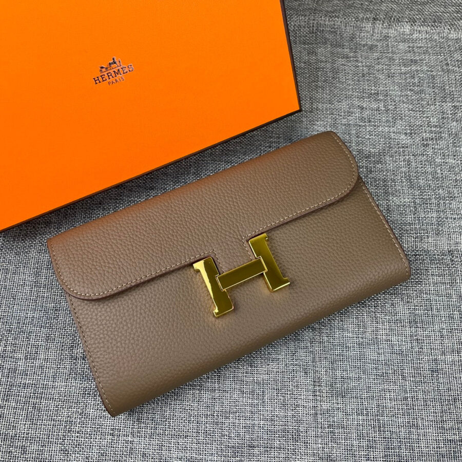 Hermes Constance gold bag – front view
