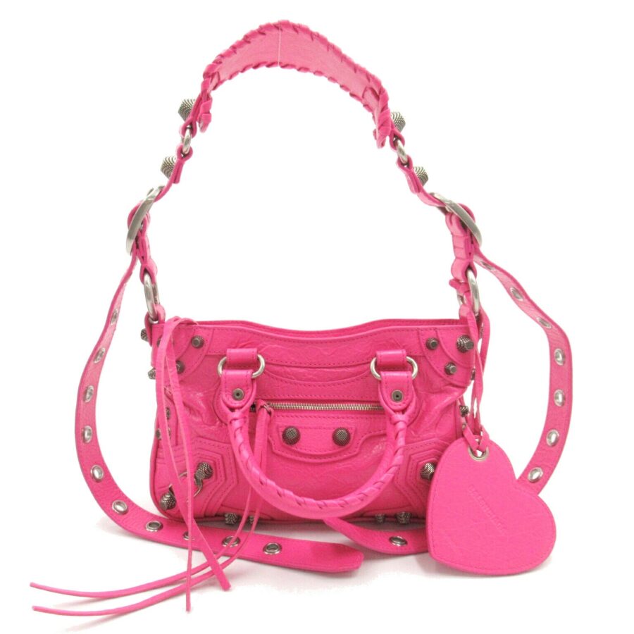 Balenciaga Tote pink bag – front view