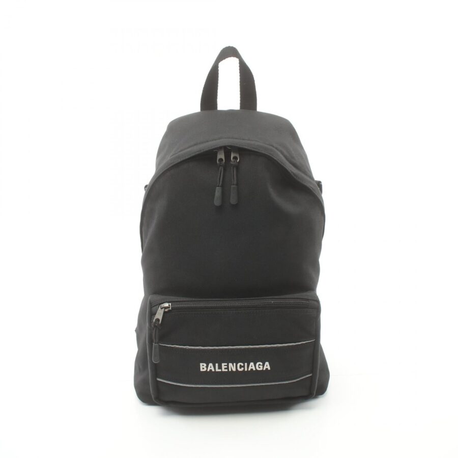 Balenciaga Backpack black bag – front view