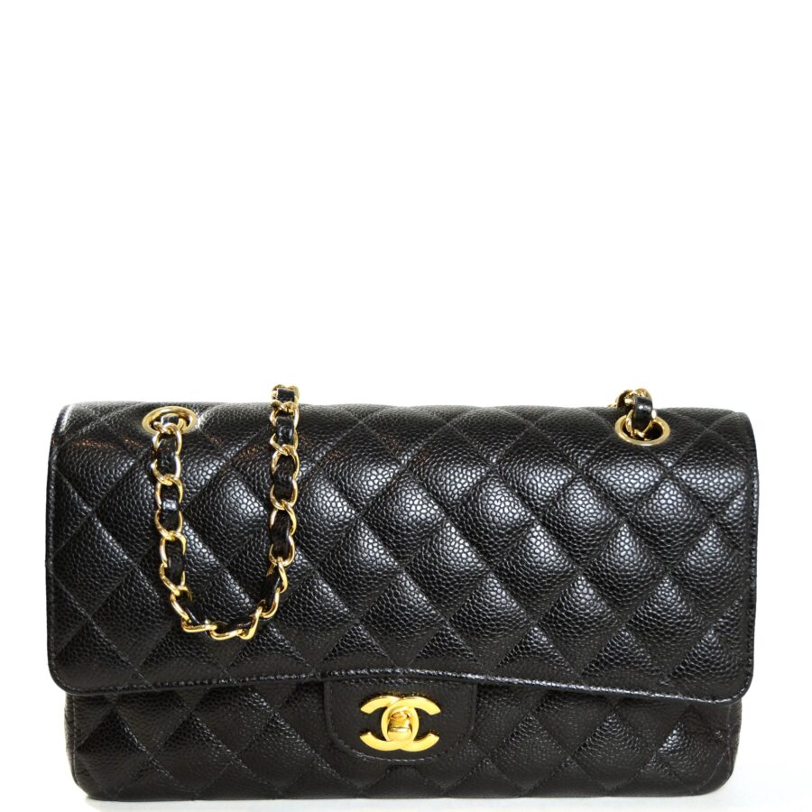 Chanel handbag black – front view