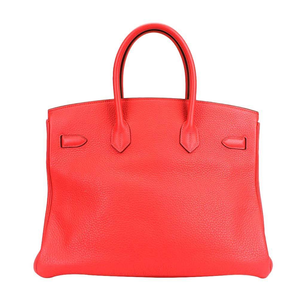 Hermesbirkin 35 Rose Jaipur Bag PHW