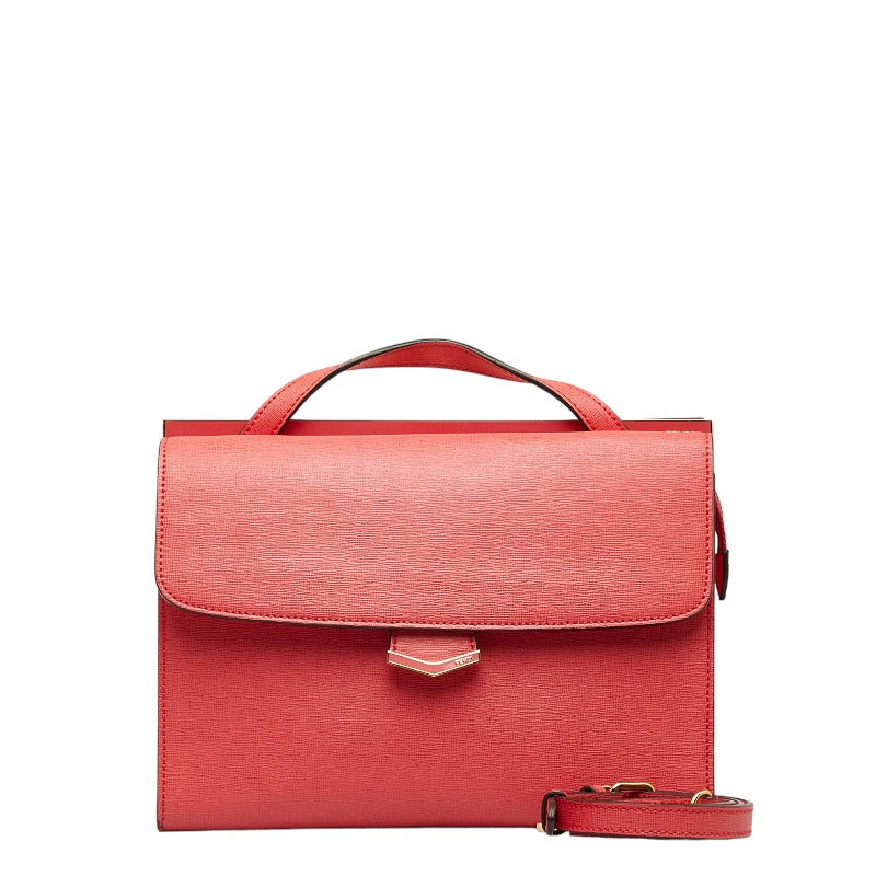 FENDI Top Handle Handbag Crossbody Bag Leather Pink Ladies | Studio Nafay
