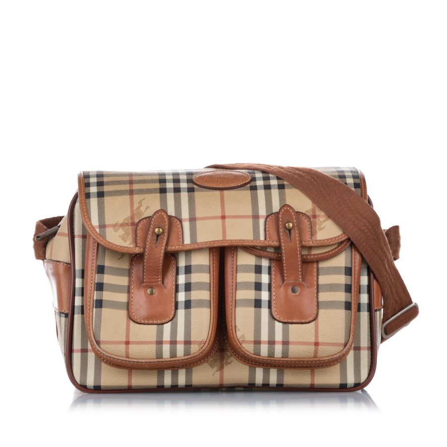 Burberry Haymarket Check Crossbody Bag | Studio Nafay