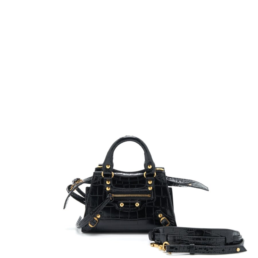 Balenciaga City black bag – front view