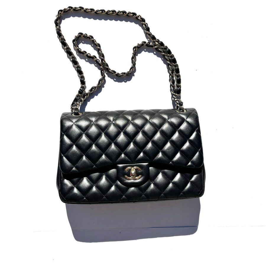 Chanel handbag gold – front view