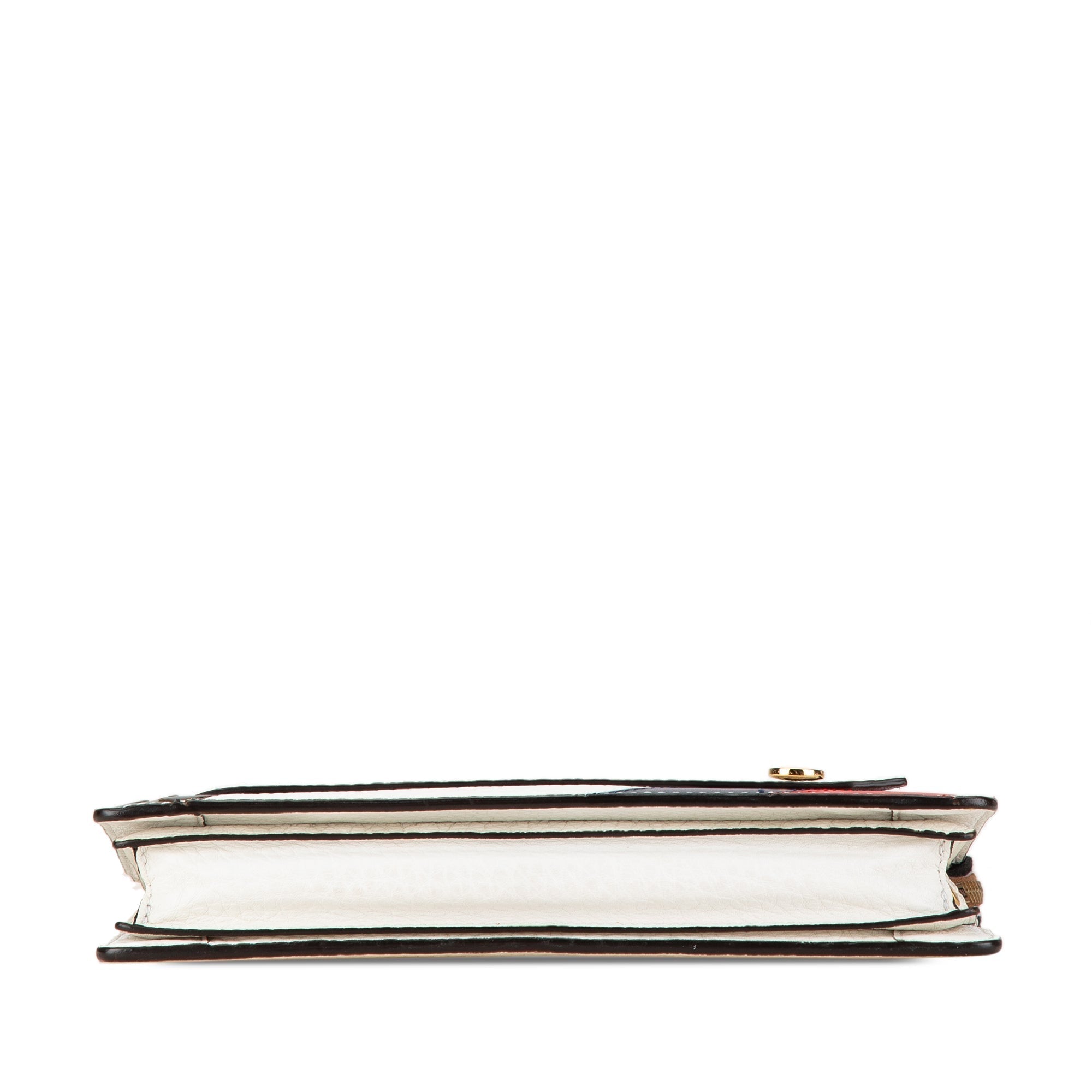 White Fendi X Fila Logo Mania Clutch
