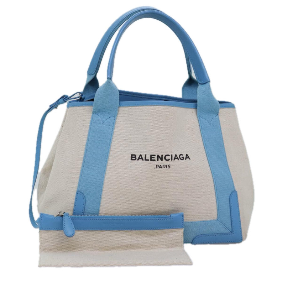 Balenciaga handbag blue – front view
