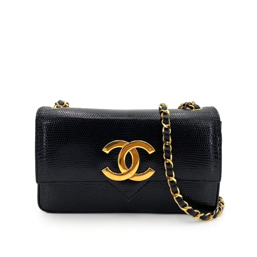 Chanel Shoulder Bag black – front view