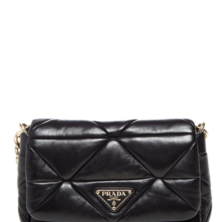 Prada handbag black – front view