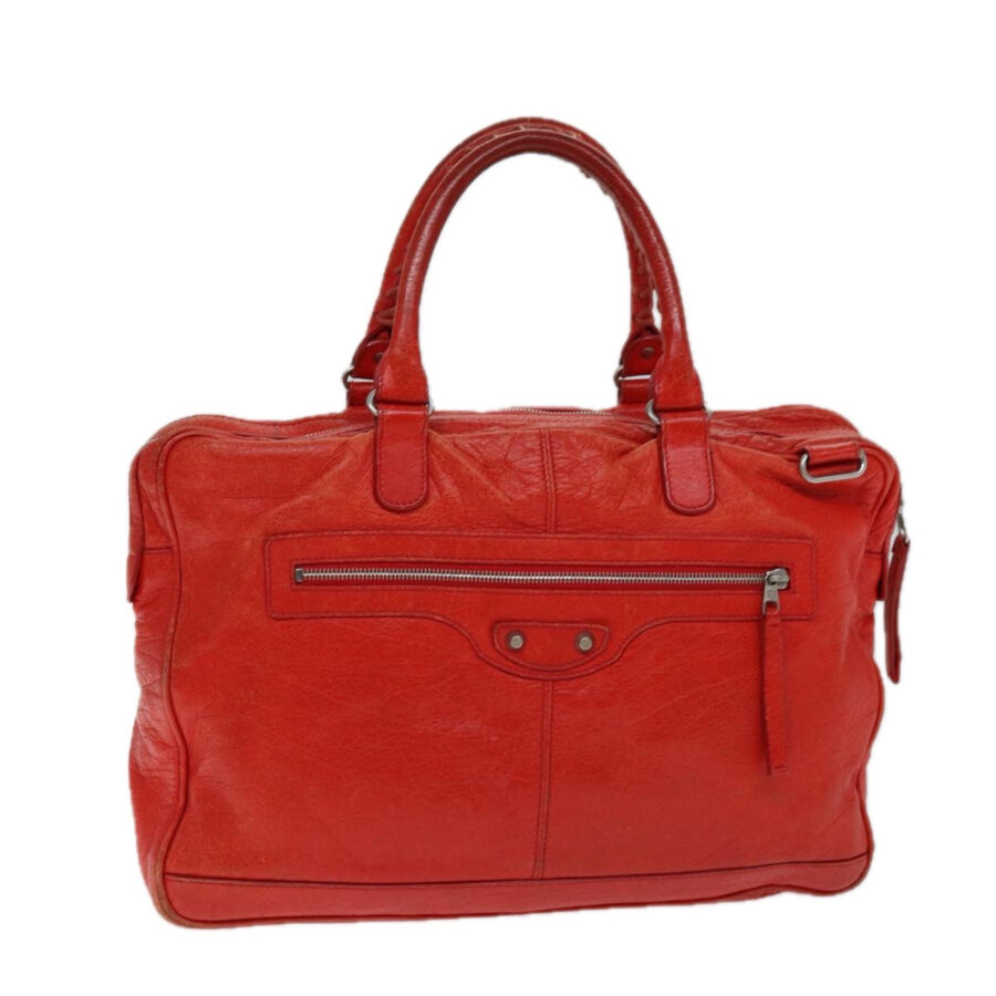 Balenciaga handbag red – front view