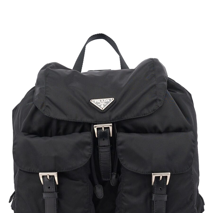 Black Tessuto Vela Backpack | Studio Nafay