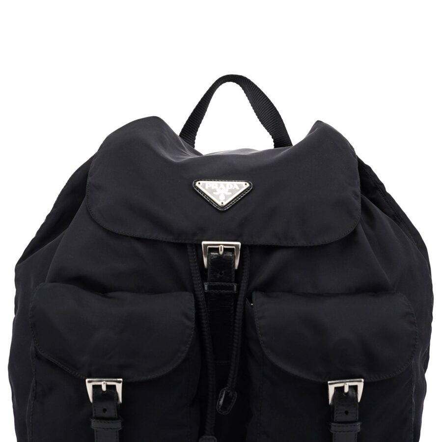 Black Nylon Backpack | Studio Nafay